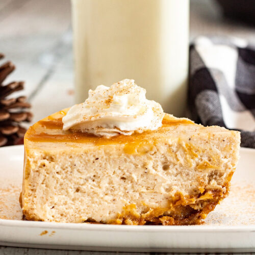 Instant Pot Eggnog Cheesecake - Give me a fork